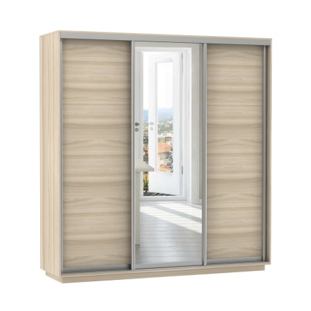 Шкаф-Купе 3-х Створчатый Тиффани Рамир Медиум-1 Ш-1800/2100/2200 мм/Разные Цвета