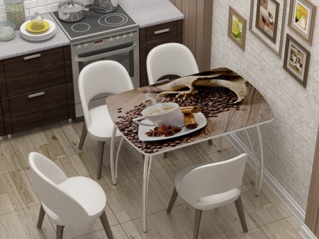 Стол Обеденный Бочонок Фотопечать (Ш-1100 х Г-700 х В-760 мм)/Разные Цвета