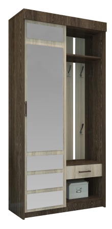 Прихожая Смайл 3 (Ш-1000 × В-2116 × Г-446 мм)/Разные Цвета