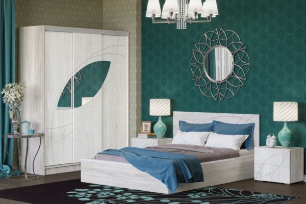 Шкаф-Купе Каролина-10 МДФ Ясень Патина/Артвуд Светлый (Ш-1800 × В-2200 × Г-600 мм)