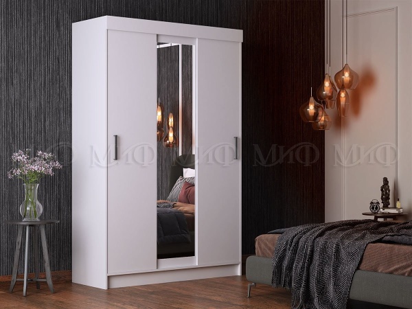 Шкаф-Купе Барон-01 (Ш-1300 х В-2016 х Г-520 мм)/Разные Цвета