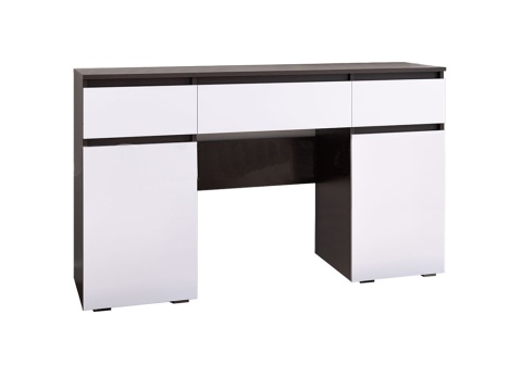 Стол туалетный Ким белый глянец / венге