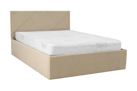 Кровать Лима 1.4 м бежевая