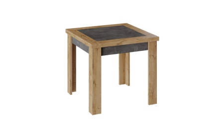 Стол Раздвижной «Хьюстон» тип 3 Дуб Вотан/Моод Темный/Д-800/1500 мм x Ш-800 мм x В-750 мм